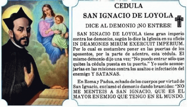 Oración a San Ignacio de Loyola Para Pedir Protección 【CEDULA】